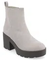 Journee Collection Cassidy Bootie In Gray