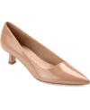 Journee Collection Women's Celica Kitten Heel Pumps In Neutral