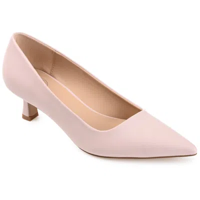 Journee Collection Collection Women's Celica Wide Width Pump In Gold