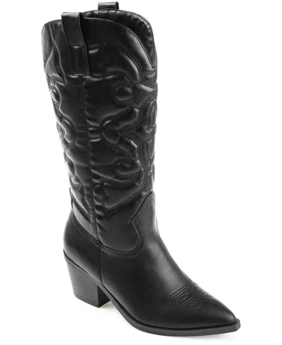 JOURNEE COLLECTION WOMEN'S CHANTRY PULL ON BOOTS