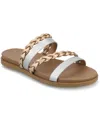 Journee Collection Colette Slide Sandal In Silver