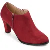 Journee Collection Women's Comfort Sanzi Bootie In Red