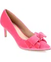 Journee Collection Collection Women's Crystol Wide Width Pump In Pink