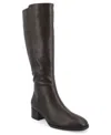 Journee Collection Womens Extra Wide Calf Stacked Heel Dress Boots In Brown