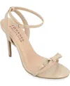 Journee Collection Women's Elvina Bow Stilettos In Nude