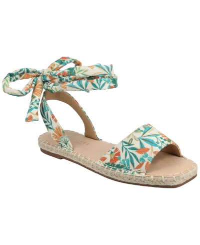 Journee Collection Womens Emelie Flat Sandals In Multi