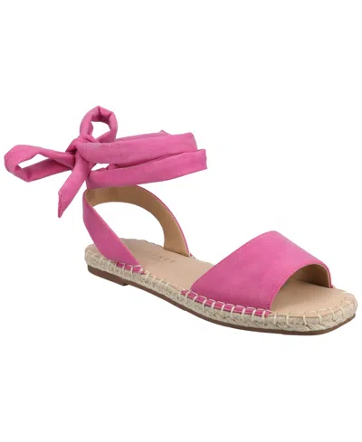 Journee Collection Womens Emelie Flat Sandals In Pink
