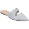 Journee Collection Collection Women's Enniss Mule Flats In White