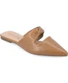 Journee Collection Enniss Flat Mule In Brown