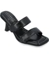 Journee Collection Womens Essey Heeled Sandals In Black