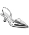 Journee Collection Fallon Slingback Pump In Silver