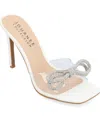 Journee Collection Women's Fenella Lucite Stilettos In White