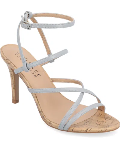 Journee Collection Women's Fylissa Strappy Sandals In Blue