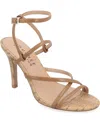 Journee Collection Women's Fylissa Strappy Sandals In Tan