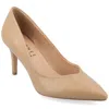 Journee Collection Gabriella Pointed Toe Pump In Gold