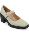 Journee Collection Mary Jane Pump In Green