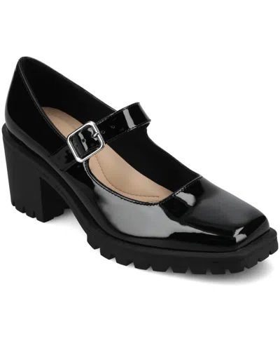 Journee Collection Women's Gladys Square Toe Mary Jane Pumps