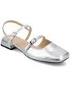 Journee Collection Journee Womens Gretchenn Flats In Silver