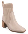 Journee Collection Collection Women's Tru Comfort Foam Wide Width Harlowe Booties In Taupe
