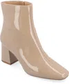 Journee Collection Collection Women's Tru Comfort Foam Haylinn Booties In Taupe Patent