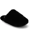 Journee Collection Faux Fur Jayde Slipper In Black