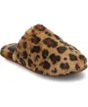 Journee Collection Faux Fur Jayde Slipper In Leopard