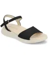 Journee Collection Women's Jaylee Comfort Footbed Sandals In Black