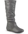 Journee Collection Journee Womens Jayne Regular Wide Extra Wide Calf Width Boots. In Gray