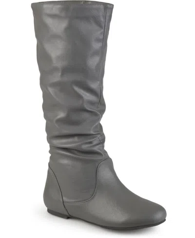 JOURNEE COLLECTION WOMEN'S JAYNE EXTRA WIDE CALF SLOUCHY KNEE HIGH BOOTS