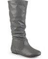 Journee Collection Journee Womens Jayne Regular Wide Extra Wide Calf Width Boots. In Gray