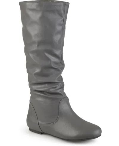 JOURNEE COLLECTION WOMEN'S JAYNE ROUND TOE RIDING BOOTS