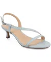 Journee Collection Jemry Kitten Heel Sandal In Blue