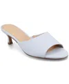 Journee Collection Women's Jeylah Kitten Heel Dress Sandals In Light Blue