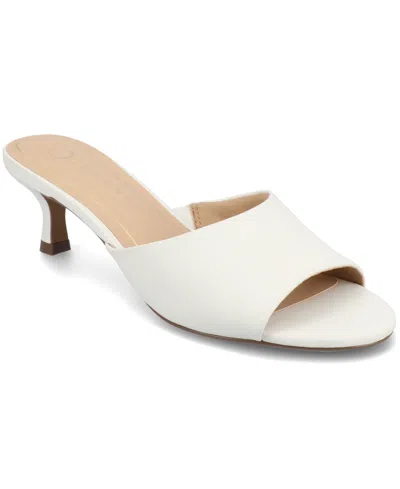 JOURNEE COLLECTION WOMEN'S JEYLAH KITTEN HEEL DRESS SANDALS
