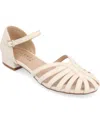 Journee Collection Collection Women's Joannah Flats In Beige