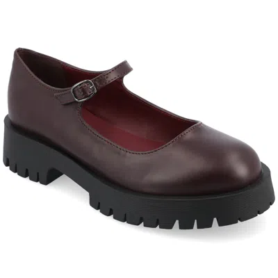 Journee Collection Women's Kamie Wide Width Flat In Pink