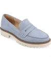 Journee Collection Journee Women's Tru Comfort Foam Kenly Flats In Blue