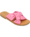 Journee Collection Womens Kianna Flat Sandals In Pink