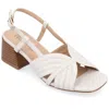 Journee Collection Women's Kirsi Sandals In White