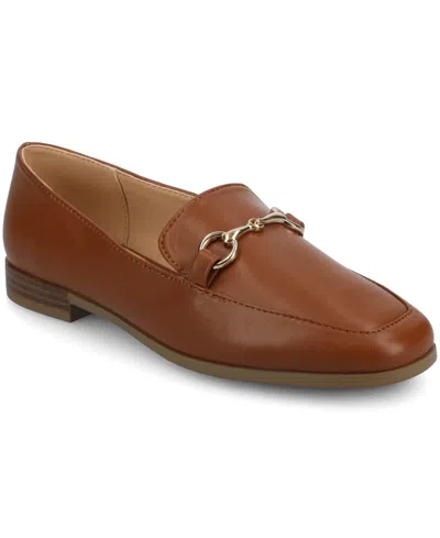 JOURNEE COLLECTION WOMEN'S LACIE SLIDE OP TAILORED LOAFERS