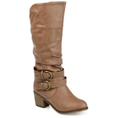 Journee Collection Women's Late Boot In Grey