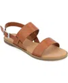 Journee Collection Lavine Sandal In Cognac