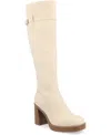 Journee Collection Letice Tru Comfort Foam Knee High Boot In Cream