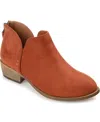 Journee Collection Womens Livvy Block Heel Booties In Clay