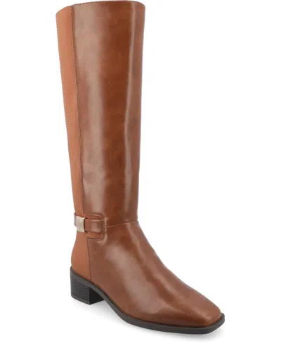JOURNEE COLLECTION WOMEN'S LONDYN KNEE HIGH RIDING BOOTS