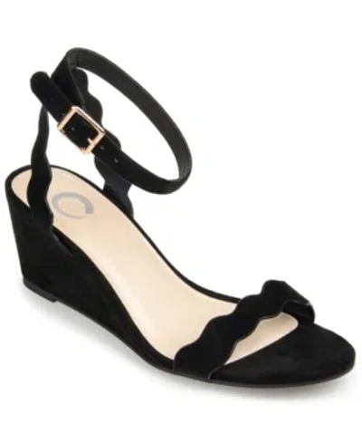 JOURNEE COLLECTION WOMEN'S LOUCIA WEDGE SANDALS