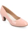JOURNEE COLLECTION WOMEN'S LUU ROUND TOE PUMPS