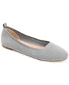 Journee Collection Journee Women's Maryann Medium And Wide Width Dress Flats In Grey