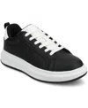 Journee Collection Meeya Woven Casual Sneaker In Black