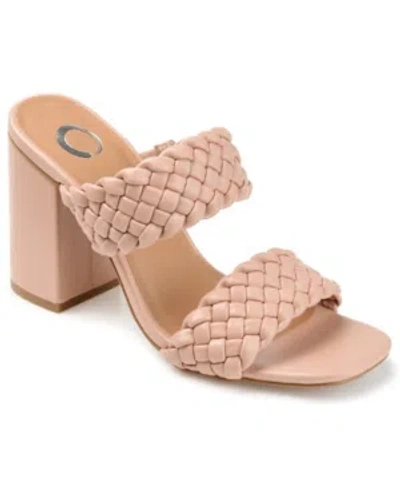 JOURNEE COLLECTION WOMEN'S MELISSA WOVEN SANDALS